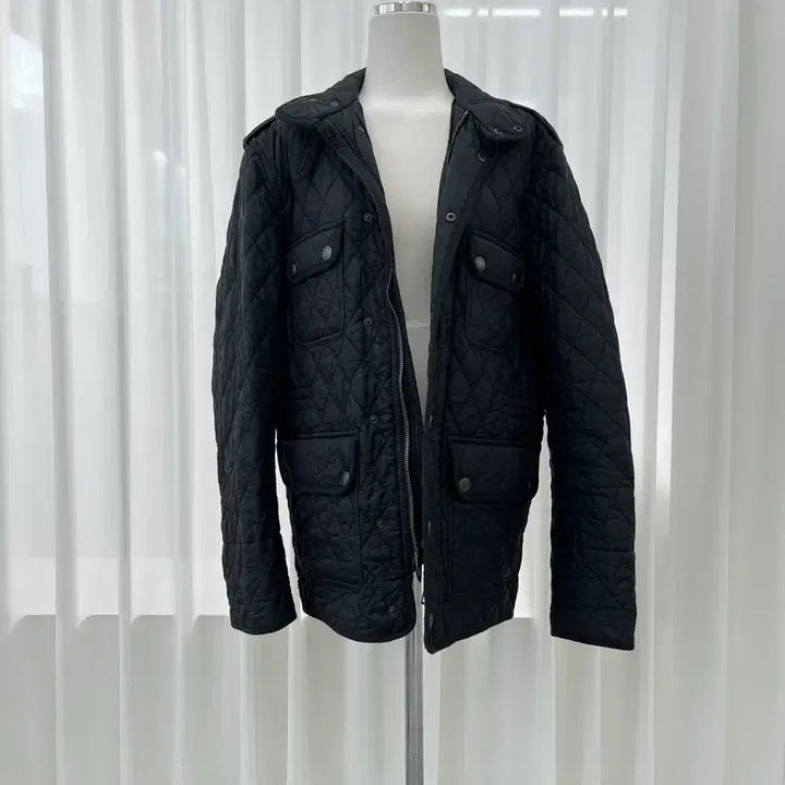 [BUNJANG] Burberry Brit Black Quilted Jacket S / 버버리 브릿 블랙 퀼팅 자켓 S 정품