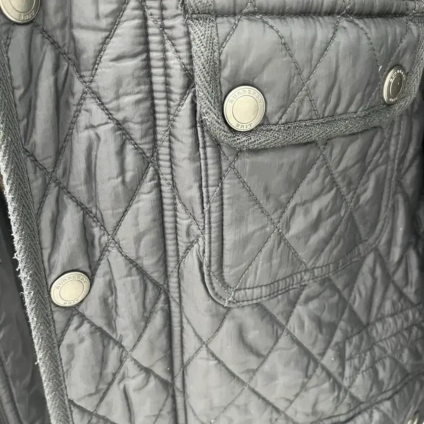 [BUNJANG] Burberry Brit Black Quilted Jacket S / 버버리 브릿 블랙 퀼팅 자켓 S 정품