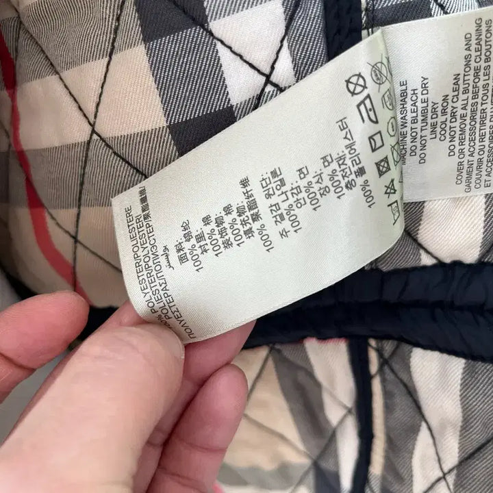 [BUNJANG] Burberry Brit Black Quilted Jacket S / 버버리 브릿 블랙 퀼팅 자켓 S 정품