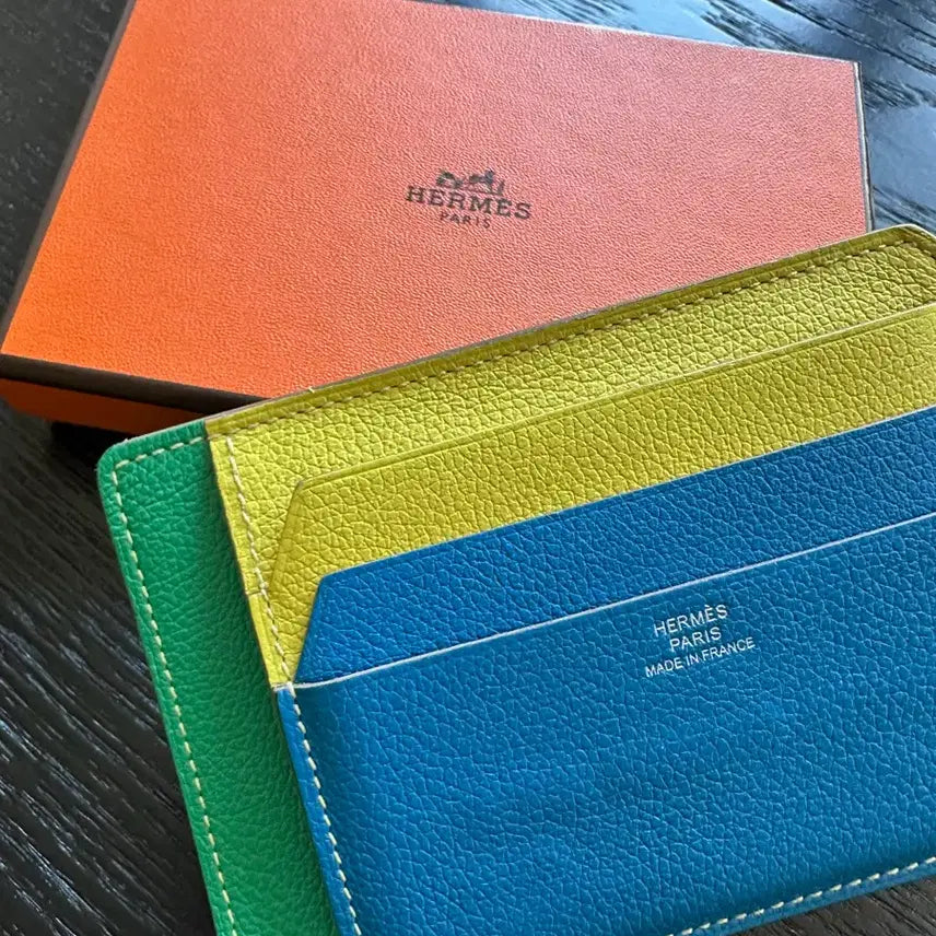 [BUNJANG] Hermes Multi-Color Card Wallet / 에르메스 멀티컬러 카드지갑