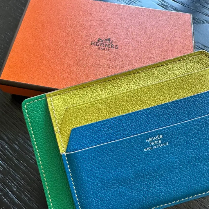 [BUNJANG] Hermes Multi-Color Card Wallet / 에르메스 멀티컬러 카드지갑
