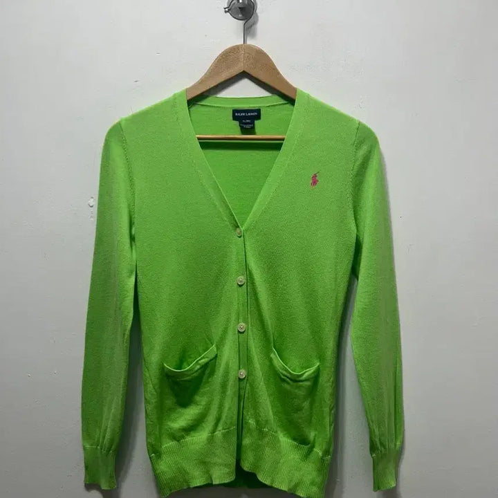 [BUNJANG] Polo Ralph Lauren Women's Green Cardigan S / 폴로 랄프로렌 여성 그린 가디건 S