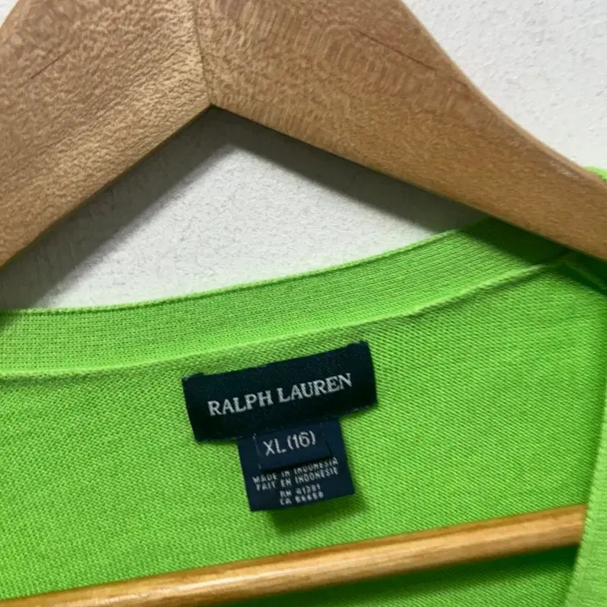 [BUNJANG] Polo Ralph Lauren Women's Green Cardigan S / 폴로 랄프로렌 여성 그린 가디건 S