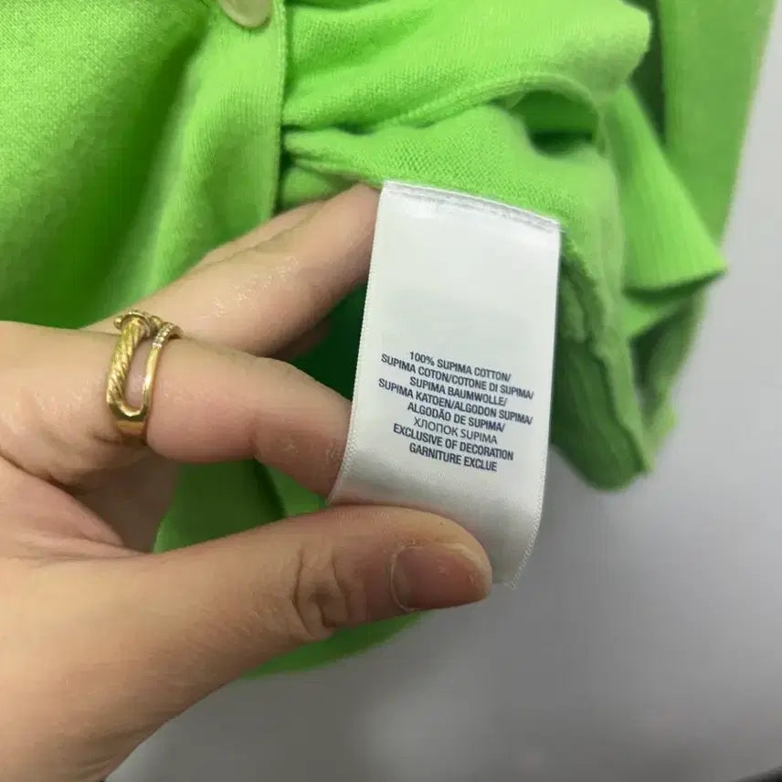 [BUNJANG] Polo Ralph Lauren Women's Green Cardigan S / 폴로 랄프로렌 여성 그린 가디건 S