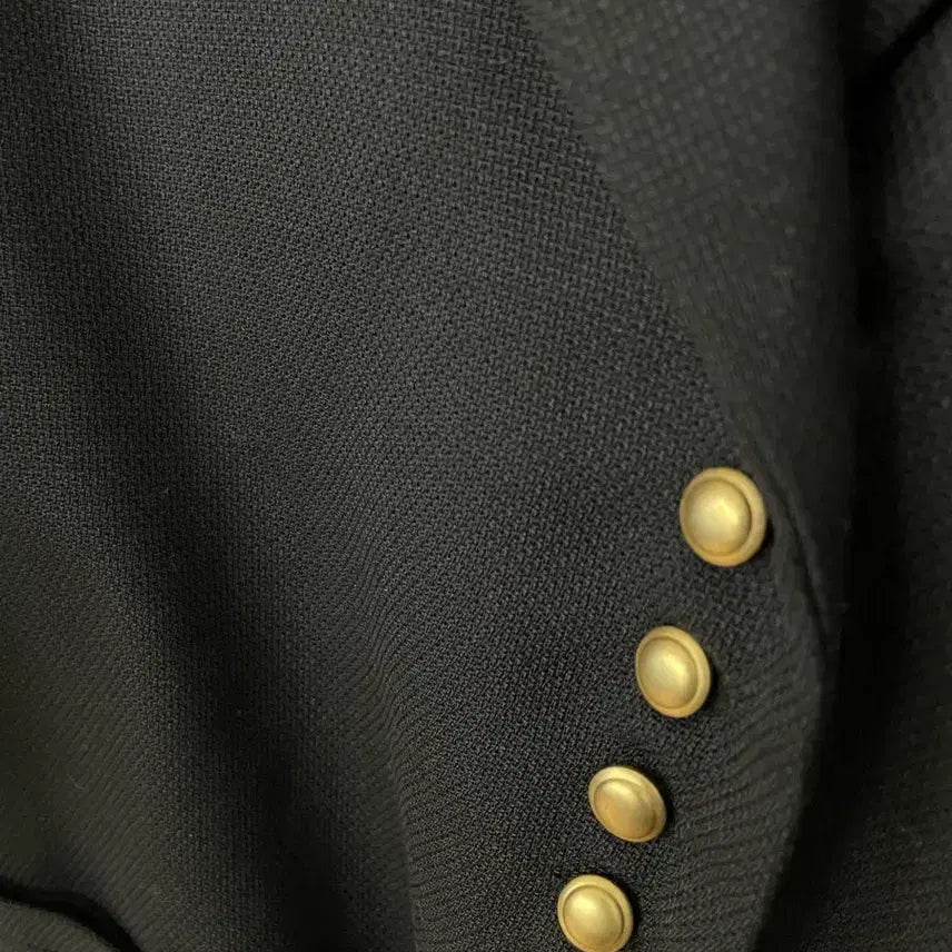 [BUNJANG] VERA ELLE Black Gold Button Jacket / [새상품] VERA ELLE 어반jk 블랙 금장 버튼 자켓