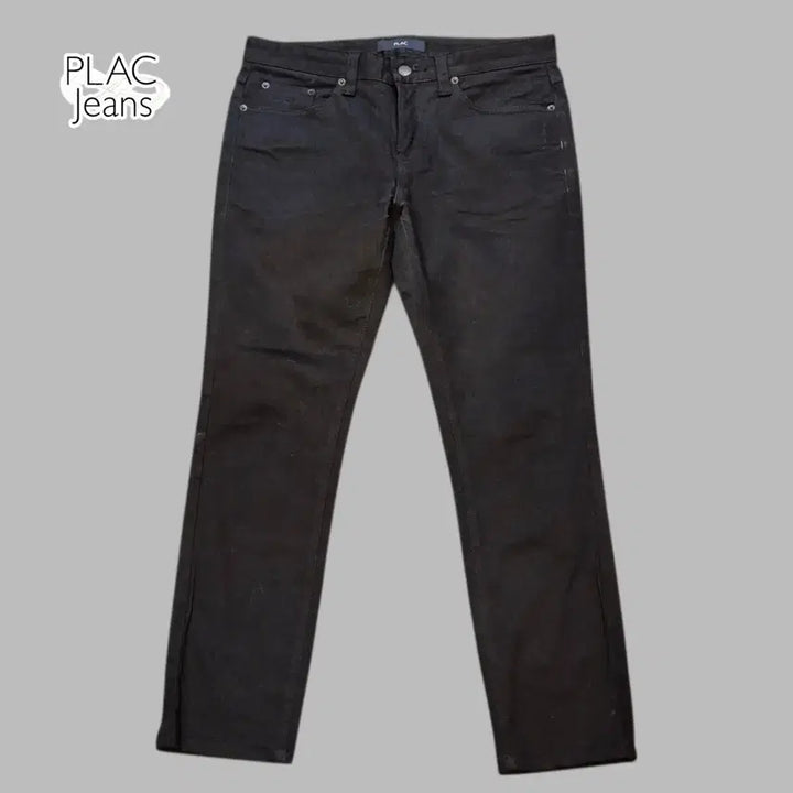 [BUNJANG] Plain SLENDER Slim Fit Black Jeans / (33인치)플랙진 SLENDER 슬림핏 블랙진