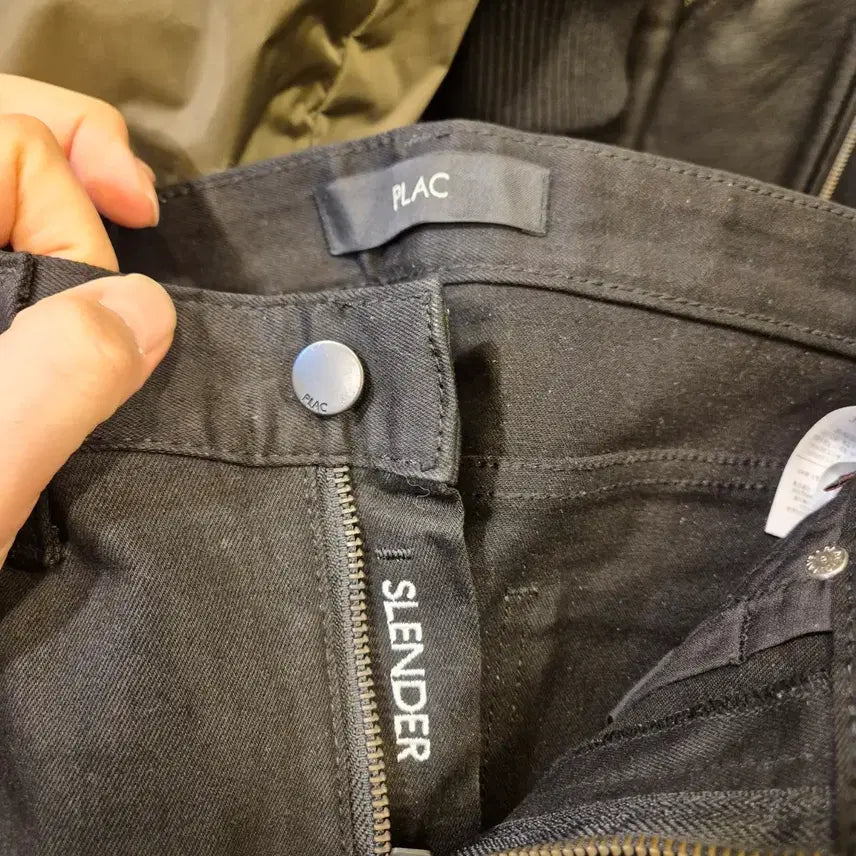 [BUNJANG] Plain SLENDER Slim Fit Black Jeans / (33인치)플랙진 SLENDER 슬림핏 블랙진