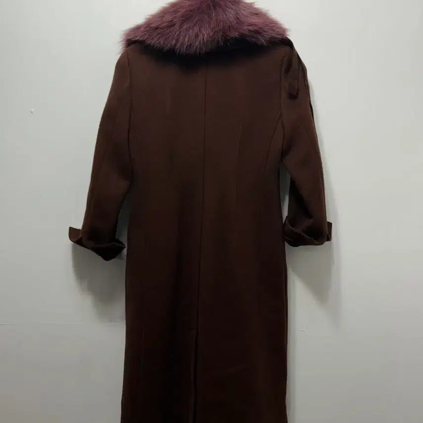 [BUNJANG] DEWL Mink Long Coat (Size 55) / DEWL 브라운 밍크 롱코트 퍼 코트 55