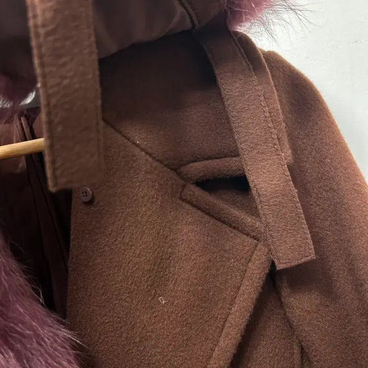 [BUNJANG] DEWL Mink Long Coat (Size 55) / DEWL 브라운 밍크 롱코트 퍼 코트 55