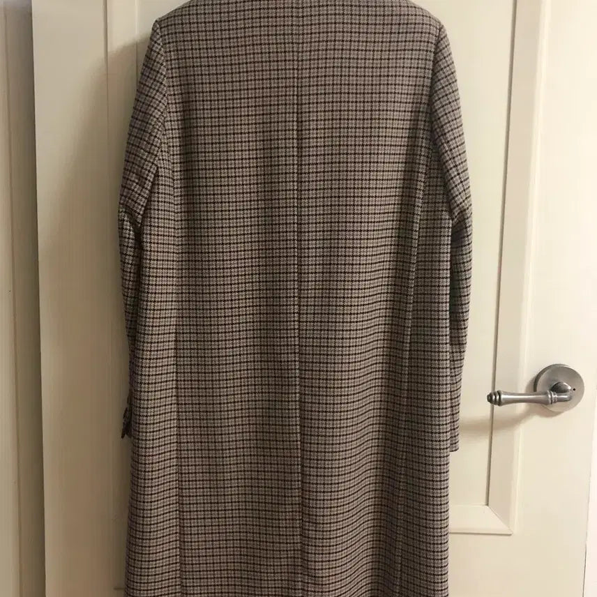 [BUNJANG] Yoen Se Ah Check Long Coat Jacket / (새상품) 윤세아 체크 롱코트자켓