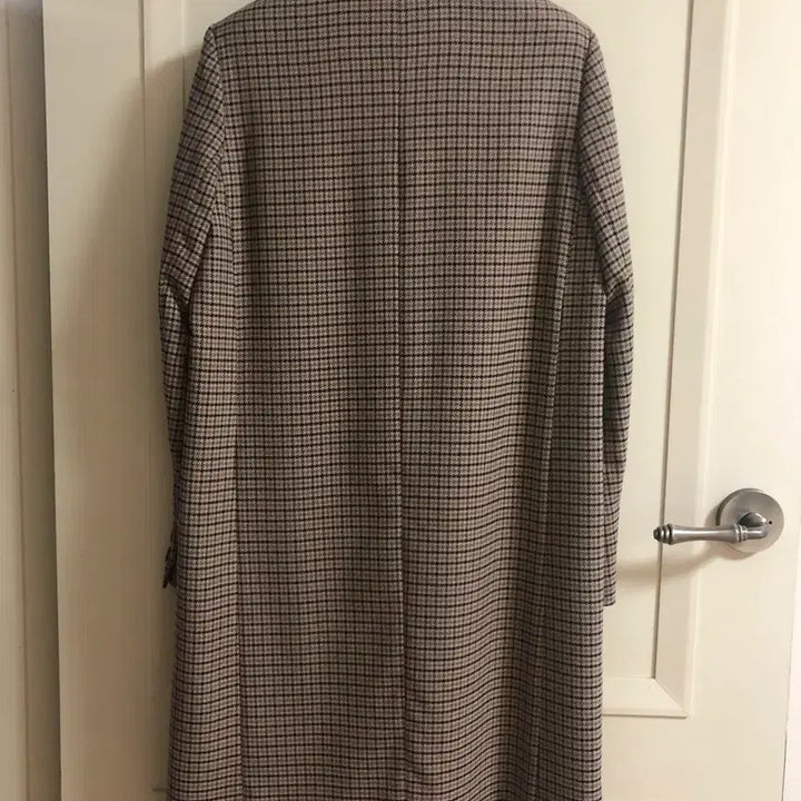 [BUNJANG] Yoen Se Ah Check Long Coat Jacket / (새상품) 윤세아 체크 롱코트자켓