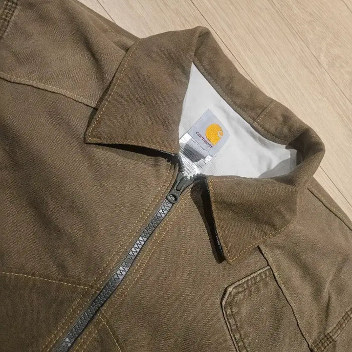 [BUNJANG] Carhartt Brown Short Jacket / 칼하트 브라운 숏 자켓