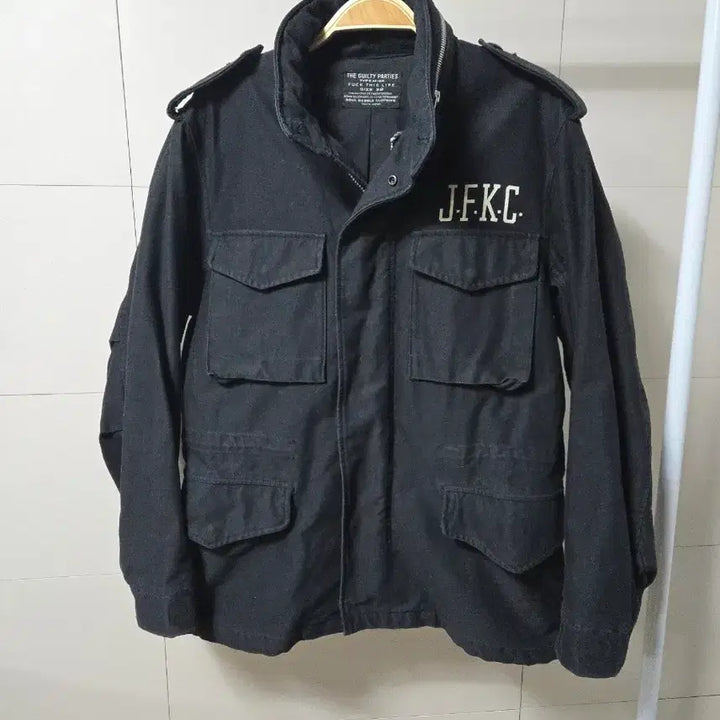 [BUNJANG] Wacko Maria Guilty Parties M65 Black Jacket / 와코마리아 길티파티스 M65 블랙 38(95~100) 실측 꼭 확인!