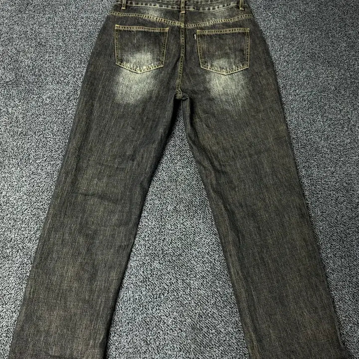 [BUNJANG] TOPI Wide Denim Pants - L / 토피 와이드 데님팬츠 L(31-32 추천)