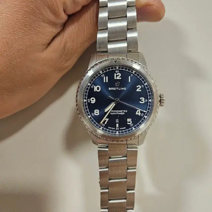 [BUNJANG] Breitling Navitimer 41mm Watch (Full Package) / [최저가] 실물깡패! 브라이틀링 네비타이머 41mm(풀박스)