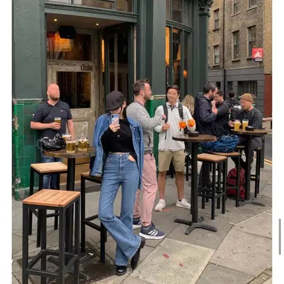 [BUNJANG] Trendier Apparel Mood Bootcut Denim Jeans / 트렌디어패럴 무드 부츠컷 데님 중청 롱버전 s