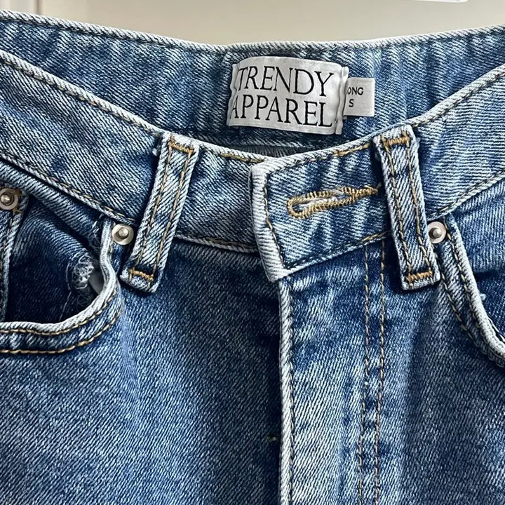 [BUNJANG] Trendier Apparel Mood Bootcut Denim Jeans / 트렌디어패럴 무드 부츠컷 데님 중청 롱버전 s