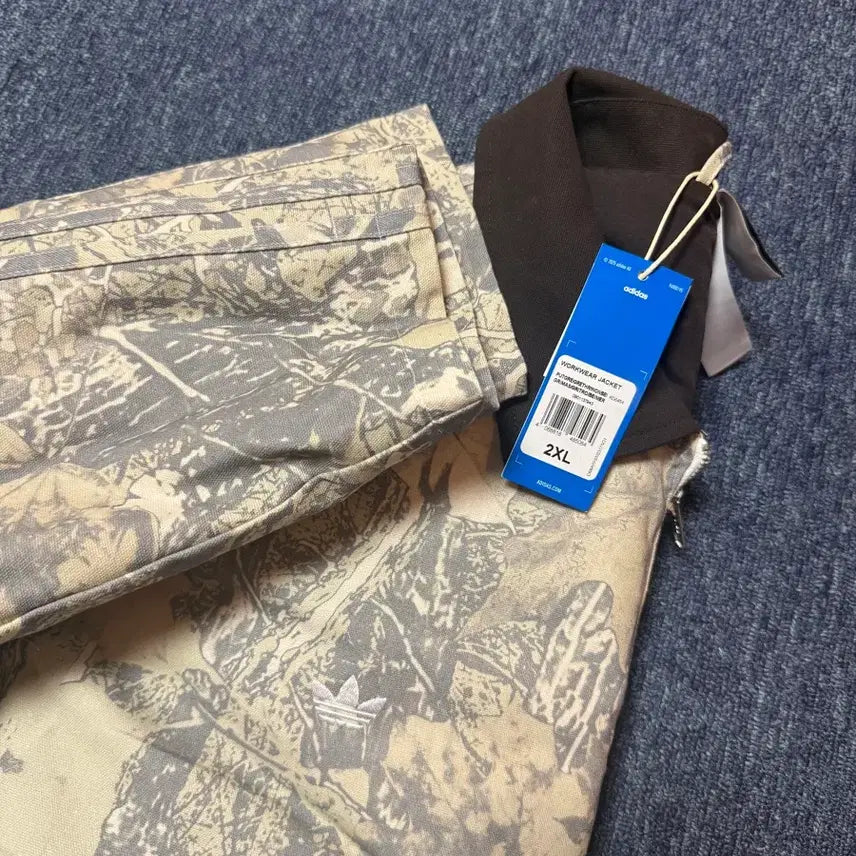 [BUNJANG] Adidas Canvas Workwear Jacket (2XL) / 아디다스 캔버스 자켓 2XL 새상품