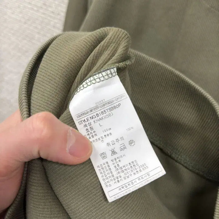 [BUNJANG] Buckaroo Casual Khaki Sweatshirt / 버커루 캐주얼 카키 맨투맨 L M10907