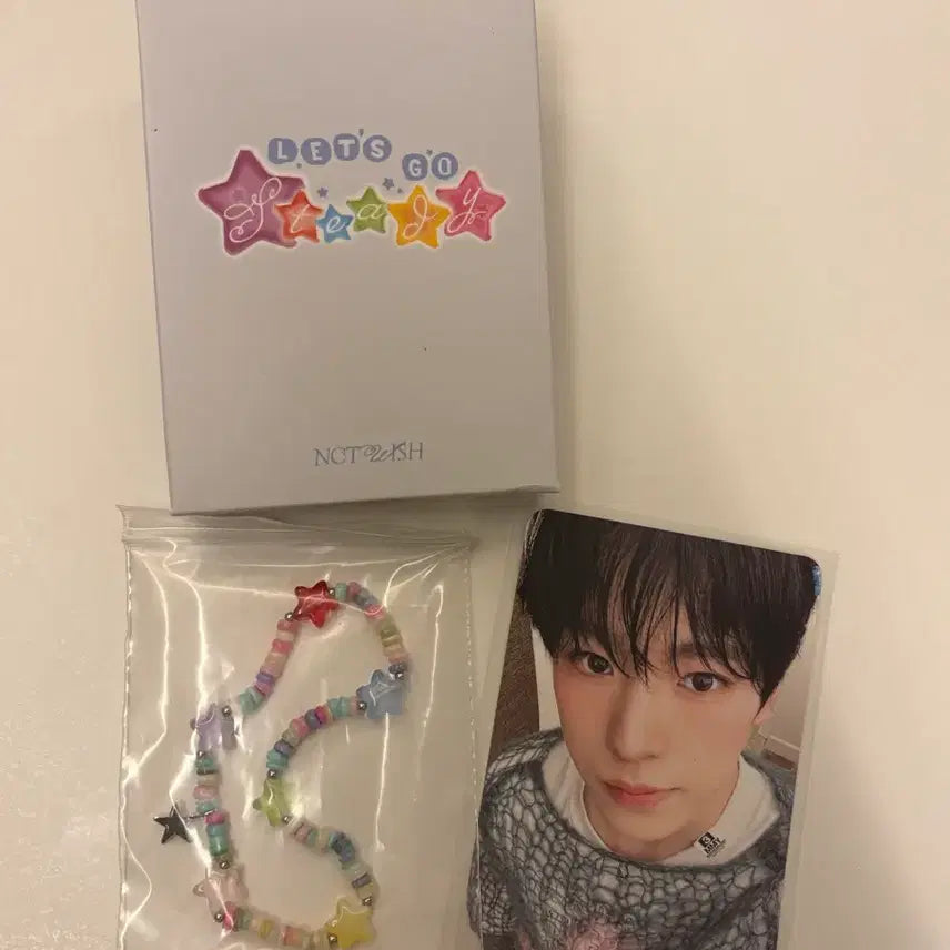 [BUNJANG] NCT Yushi Wish Bead Bracelet Photocard / 새상품) 위시 유우시 비즈 팔찌 포카 NCT 엔시티