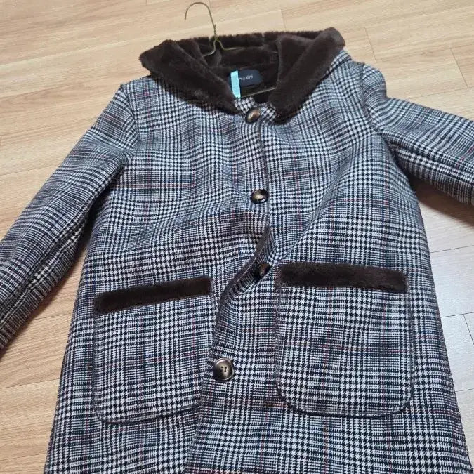 [BUNJANG] On&On Check Patterned Women's Coat / 여성코트 온앤온