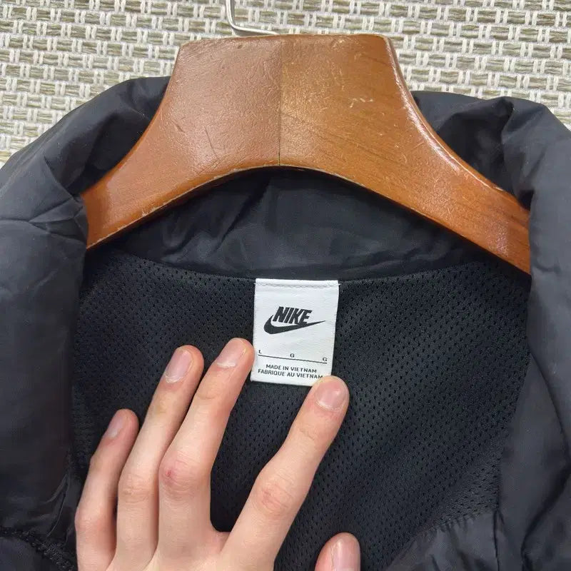 [BUNJANG] Nike Embroidered Logo Anorak Windbreaker Jacket / 나이키 캐주얼 자수로고 아노락 반집업 바람막이 L A05501