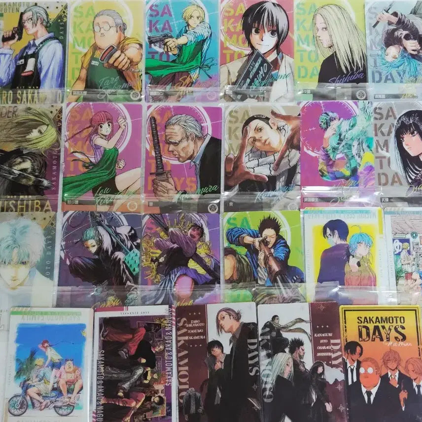 [BUNJANG] Sakamoto Days Wafer Cards Bundle Set / 사카모토데이즈 웨하스 23종 일괄 사카모토 나구모 신