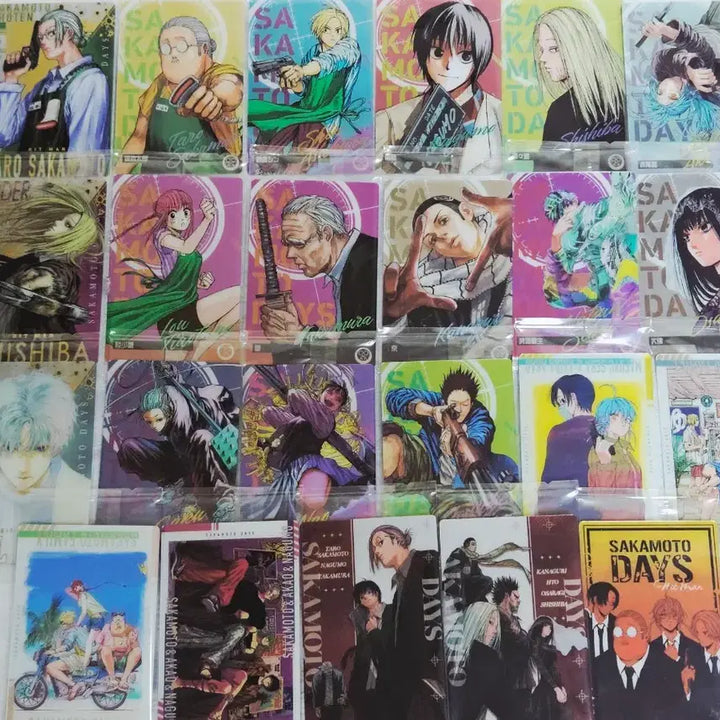 [BUNJANG] Sakamoto Days Wafer Cards Bundle Set / 사카모토데이즈 웨하스 23종 일괄 사카모토 나구모 신