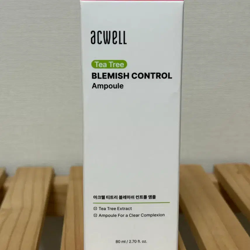[BUNJANG] Acwell Tea Tree Blemish Control Ampoule / 새상품) 아크웰 티트리 블레미쉬 컨트롤 앰플