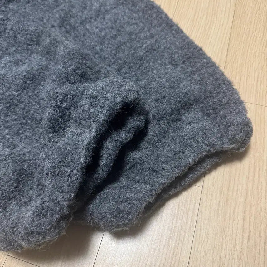 [BUNJANG] Cour Alpaca Wool Boucle Knit Pants Charcoal Gray / [M] 쿠어 알파카 울 부클레 니트 팬츠 차콜그레이