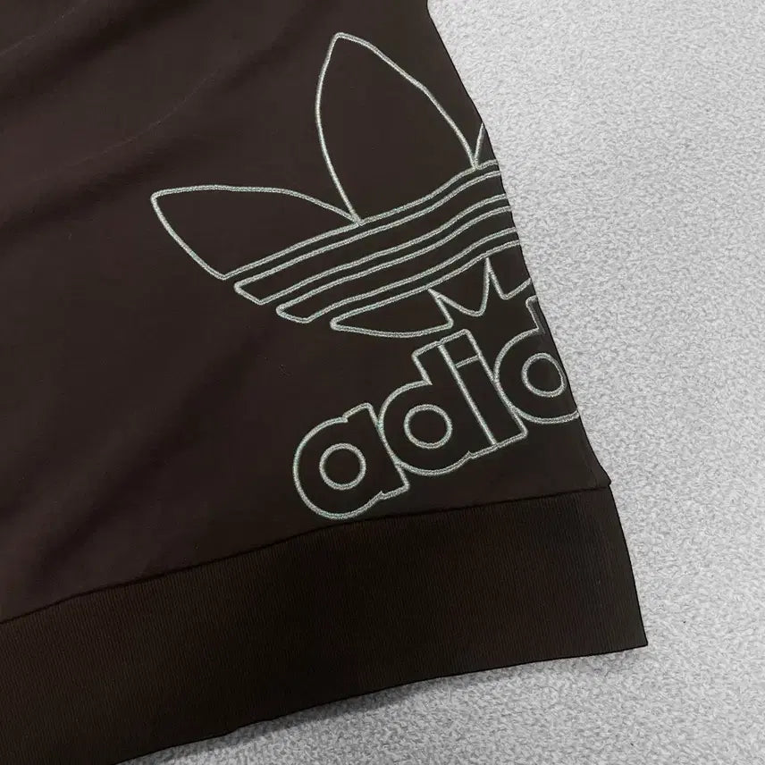[BUNJANG] Adidas 00s Big Trefoil Hoodie Brown / 아디다스 00s 빅 트레포일 후드집업 브라운 대장급