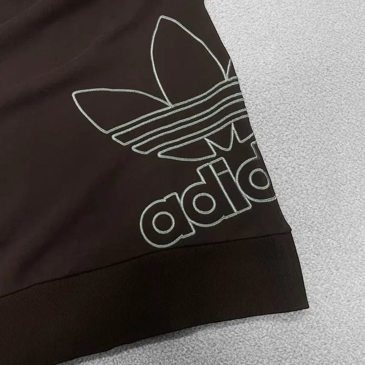 [BUNJANG] Adidas 00s Big Trefoil Hoodie Brown / 아디다스 00s 빅 트레포일 후드집업 브라운 대장급