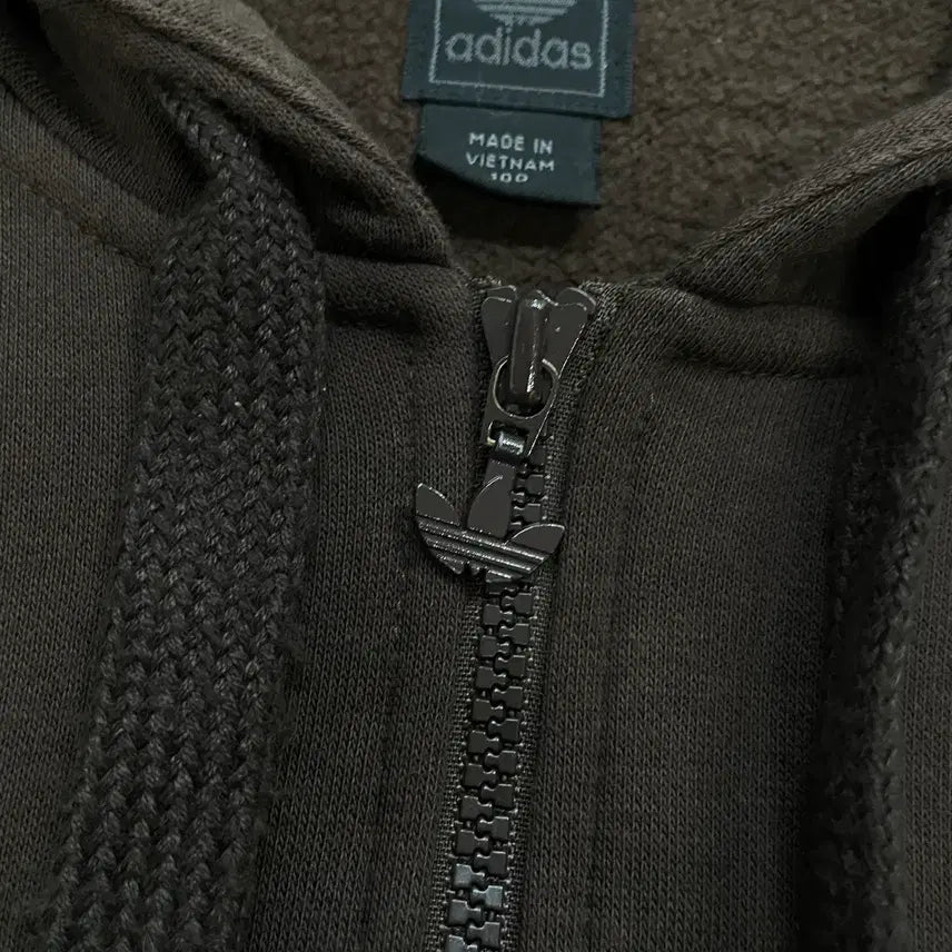 [BUNJANG] Adidas 00s Big Trefoil Hoodie Brown / 아디다스 00s 빅 트레포일 후드집업 브라운 대장급