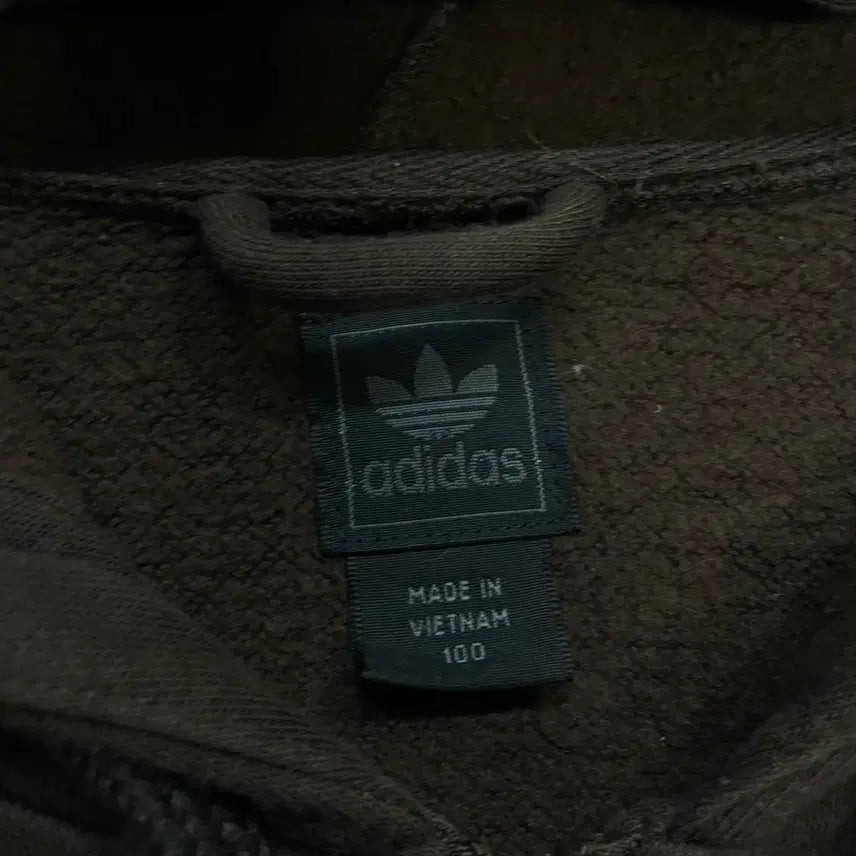 [BUNJANG] Adidas 00s Big Trefoil Hoodie Brown / 아디다스 00s 빅 트레포일 후드집업 브라운 대장급
