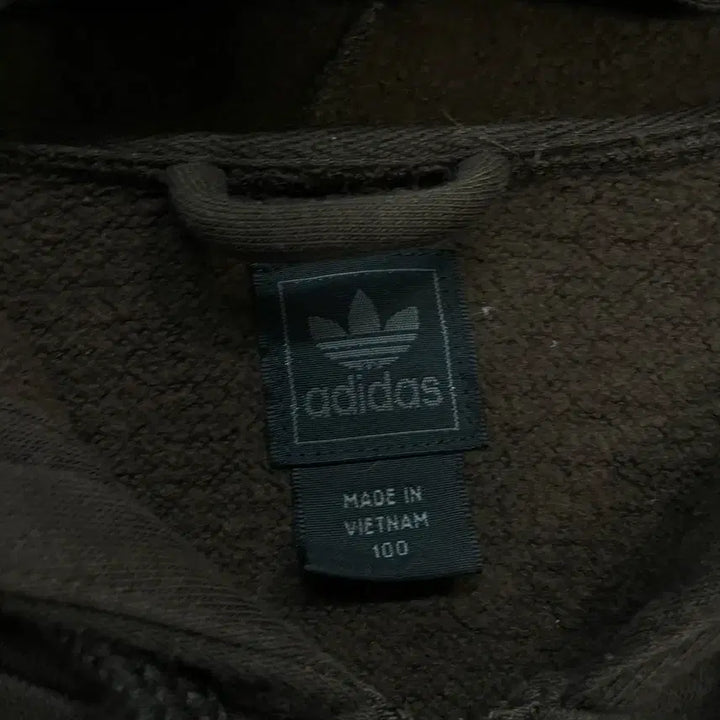 [BUNJANG] Adidas 00s Big Trefoil Hoodie Brown / 아디다스 00s 빅 트레포일 후드집업 브라운 대장급