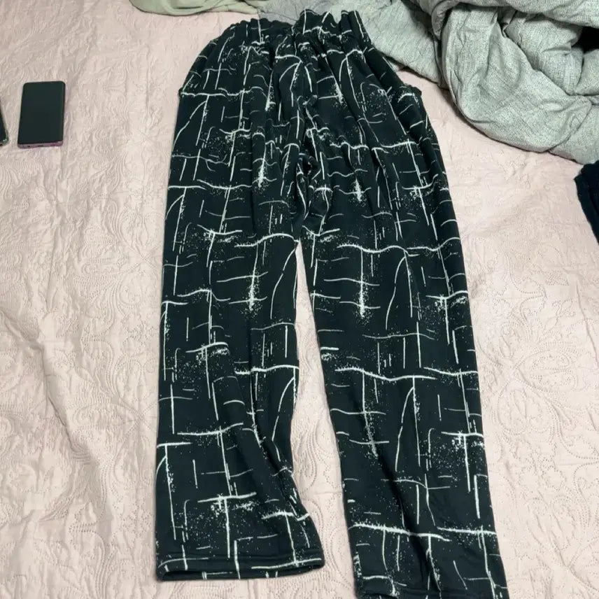[BUNJANG] Banding Pattern Winter Pants / 편안한 밴딩 패턴 바지 기모바지 방한바지 긴바지