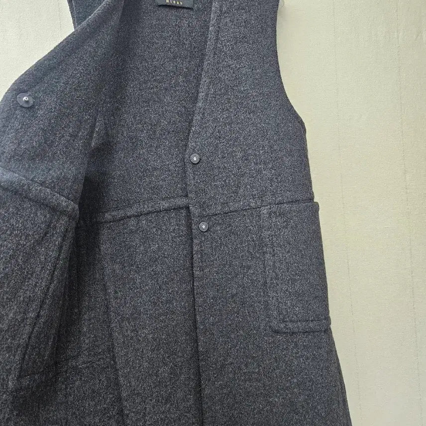 [BUNJANG] Midam Cashmere Wool Long Vest M / 미단  캐시미어울 100% 롱조끼 M