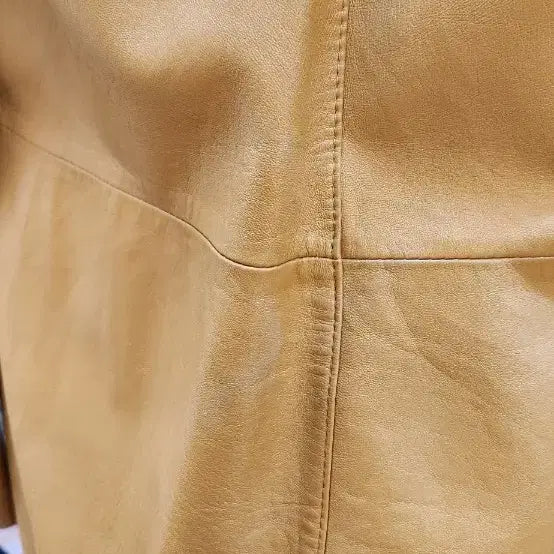 [BUNJANG] Leather Long Jacket (Size 55) / 양가죽 롱자켓 (55)
