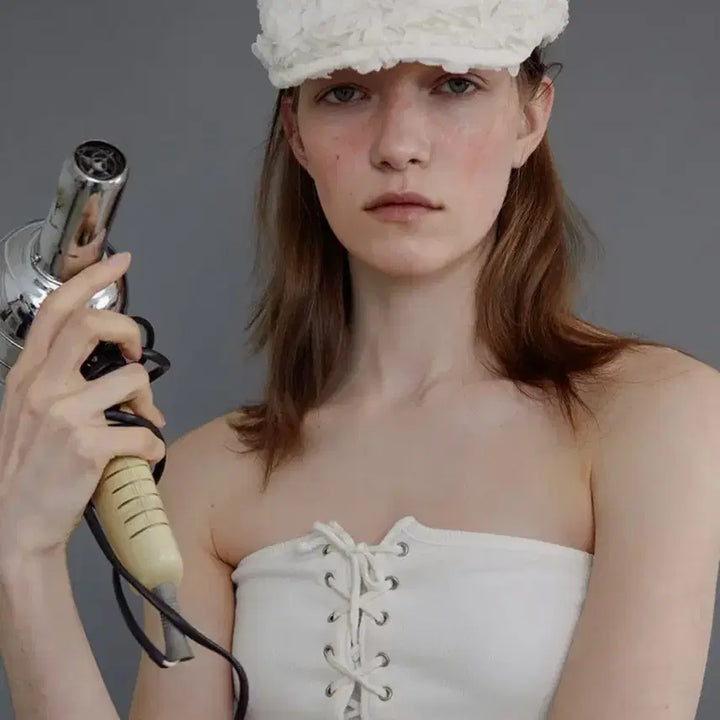 [SOLD OUT] 어썸니즈 클래식 헌팅캡_로즈 크림