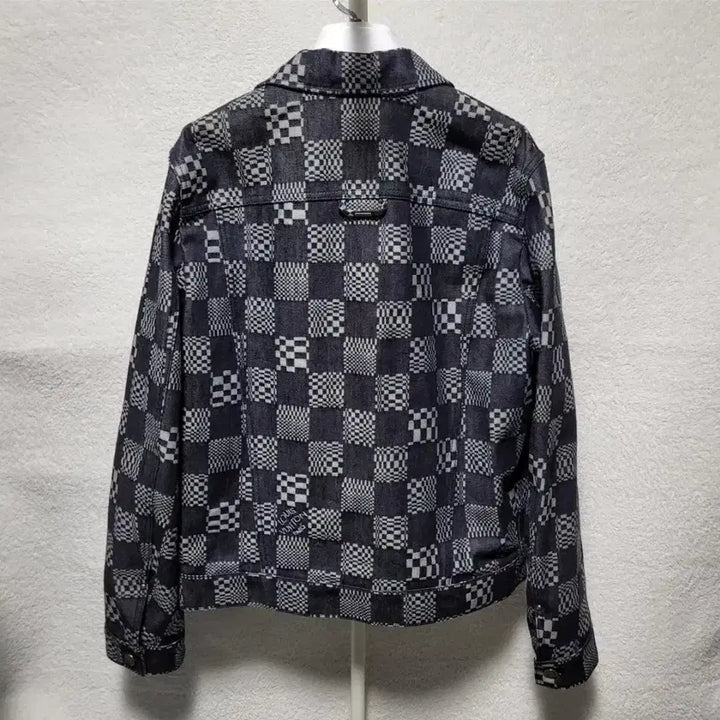 [BUNJANG] Louis Vuitton Damier Distorted Denim Jacket / [새상품급/백화점판] 48 / 루이비통 다미에 디스토티드 데님 자켓