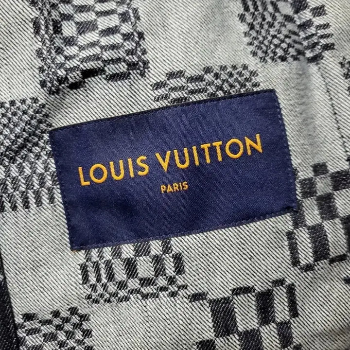 [BUNJANG] Louis Vuitton Damier Distorted Denim Jacket / [새상품급/백화점판] 48 / 루이비통 다미에 디스토티드 데님 자켓