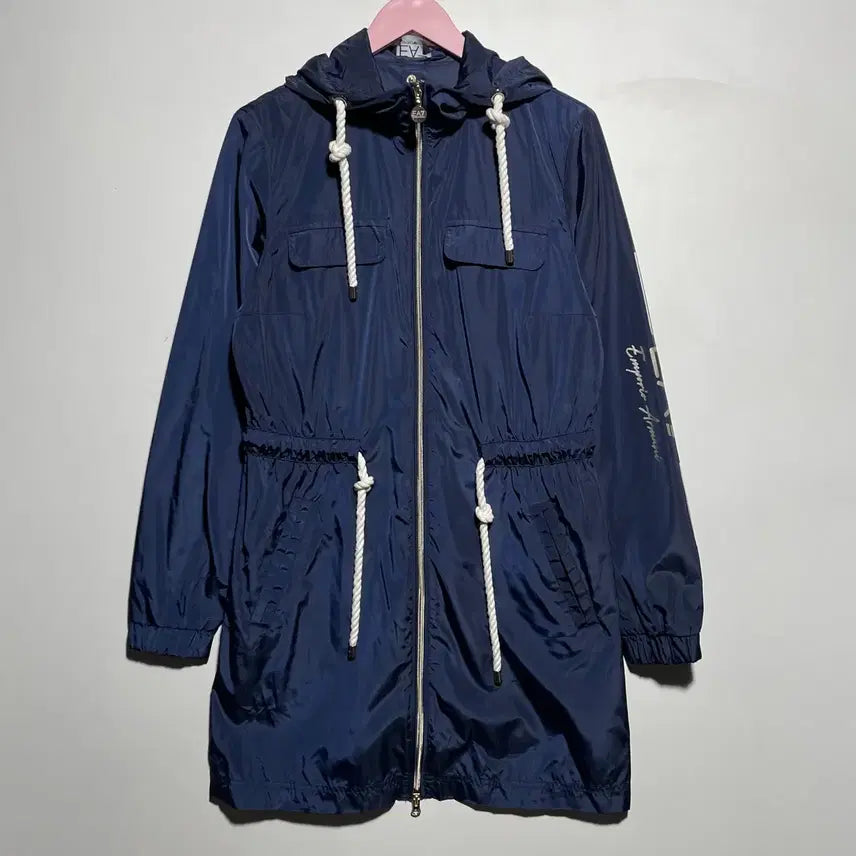 [BUNJANG] EA7 Emporio Armani Navy Windbreaker Jacket / EA7 엠포리오 아르마니 네이비 바람막이