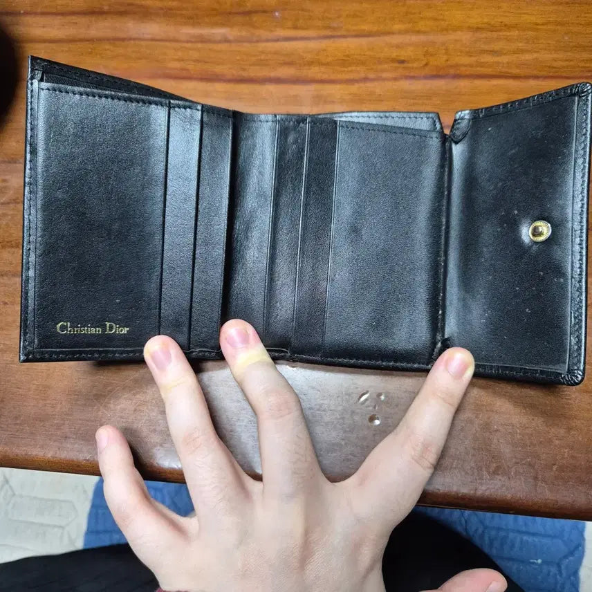 [BUNJANG] Christian Dior Black Wallet / 크리스챤 디올 블랙 반지갑