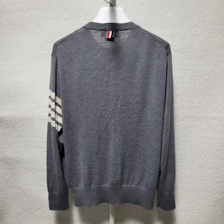 [BUNJANG] Thom Browne Merino Wool Knit / [정품] 3 / 톰브라운 사선완장 메리노 울 니트