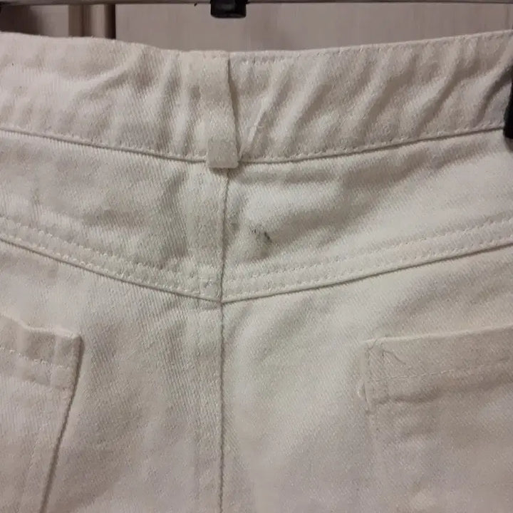 [BUNJANG] Wide Point Washed Denim Roll-up Shorts / 와이드 포인트 워싱 데님 롤업 숏팬츠