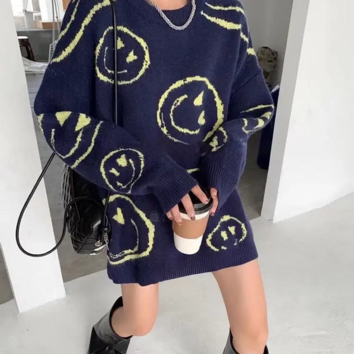 [BUNJANG] Oversized Knit Sweater / 새제품 오버핏 니트