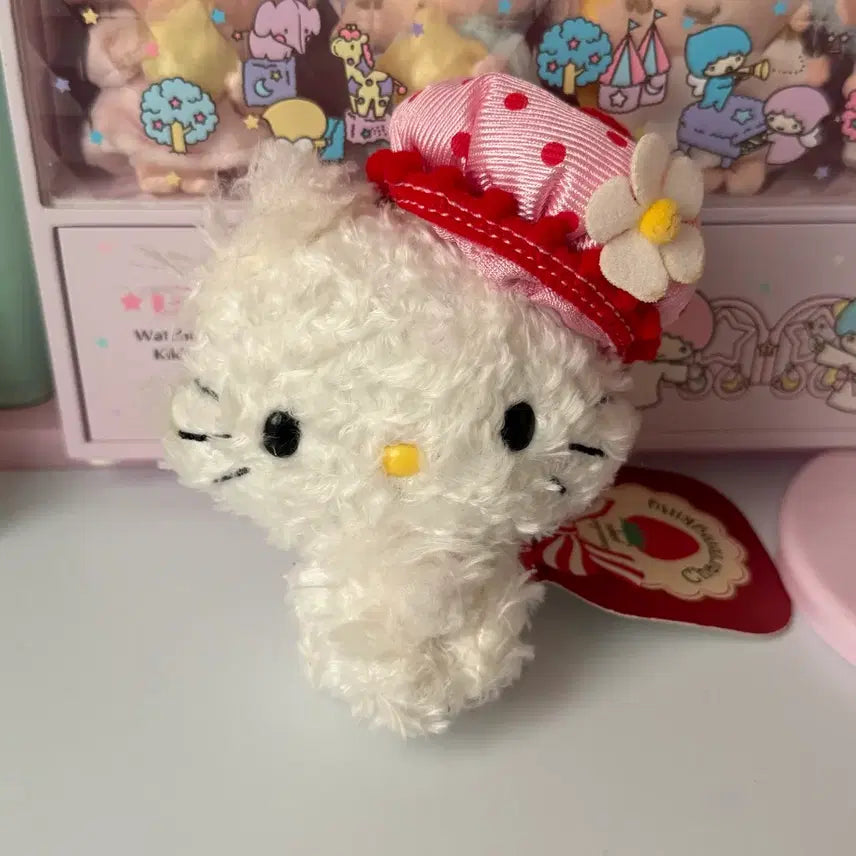 [BUNJANG] Chammy Kitty Mascot Doll / 고전 딸기잼 챠미키티 마스코트 인형