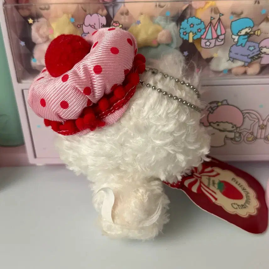 [BUNJANG] Chammy Kitty Mascot Doll / 고전 딸기잼 챠미키티 마스코트 인형