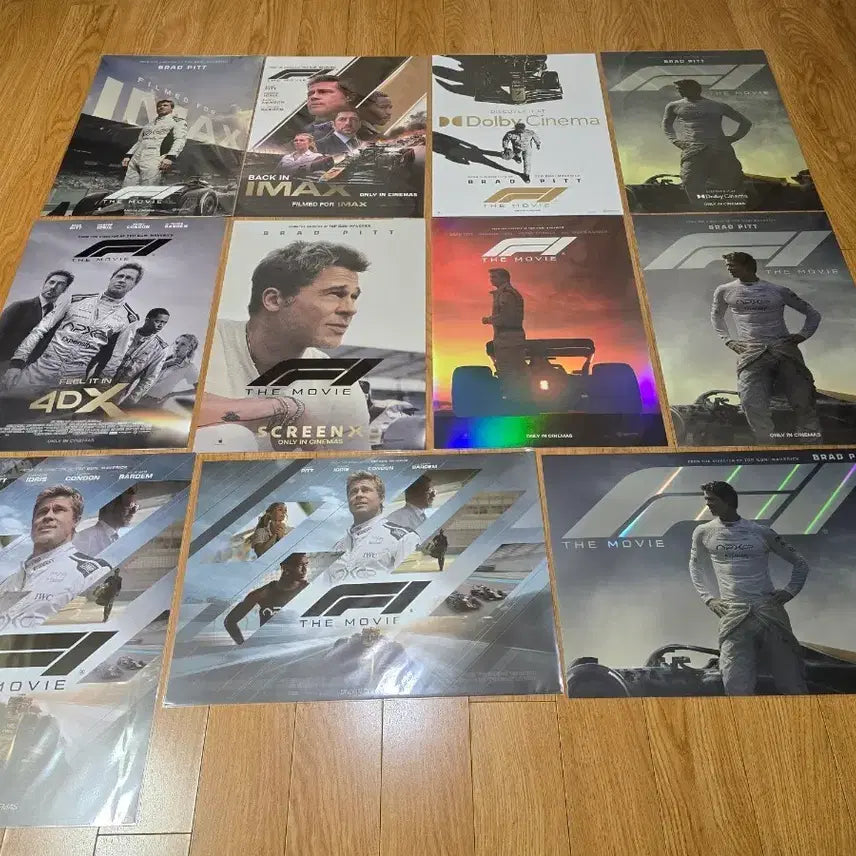 [BUNJANG] F1 The Movie Poster Bundle Set / 브래드 피트 주연의 F1 더 무비 A3 포스터 11종 일괄 판매