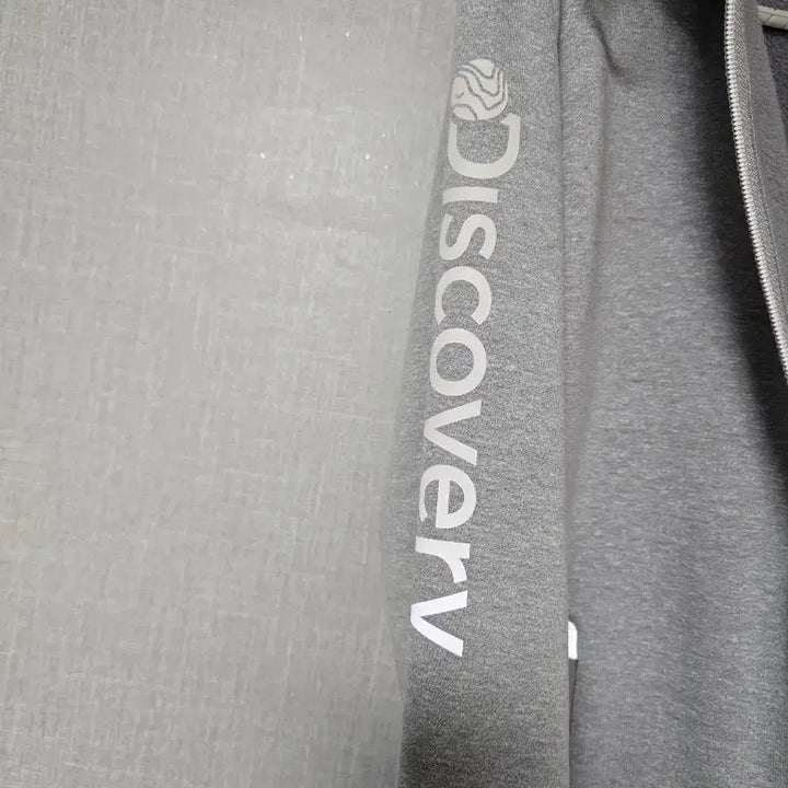 [BUNJANG] Discovery Gray Hooded Zip-up / 디스커버리 그레이 후드 집업